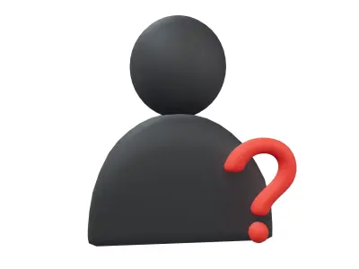 Cant Find User Icon v1 004 Low-poly 3D model