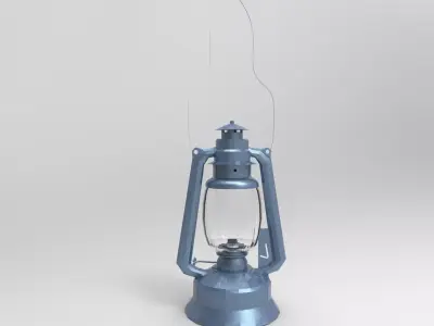 oil lamp  3D model