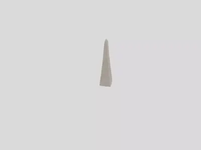 Fantasy Stone Arcane Obelisk for 3D print Low-poly 3D model
