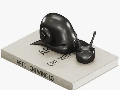 Decorative set Savage Low-poly 3D model