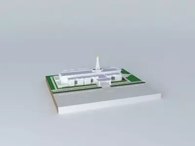 LDS. Temple Halifax Nova Scotia, Canada. Templo Mormon. 64th.... Free 3D model