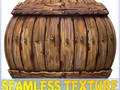 Stylized Wood Seamless Texture Texture