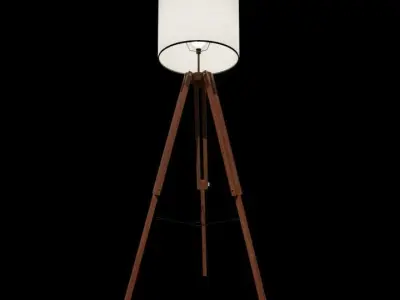 Tripod lamp 3D model