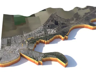 New Orleans Kenner Metairie Louisiana USA 3D model