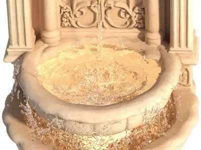 fountain 25 3D model