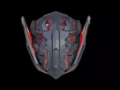 Evil Mask Helm 3D model