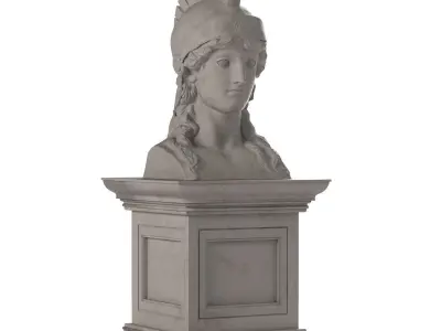 Athena Bust 3D model
