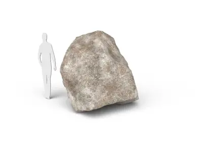 Rock M05A Low-poly 3D model