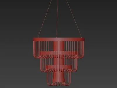 TARTE TIERED CHANDELIER 3D model