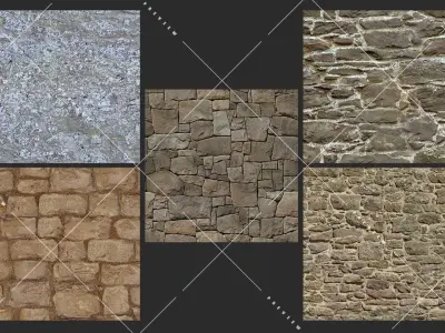 Texture Pack Seamless Medieval Stone Vol 01 Texture