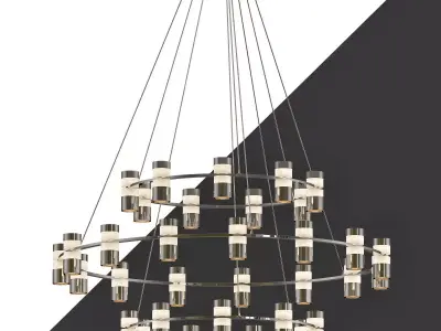 Eurofase modern chandelier 3D model