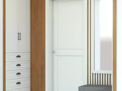 Panel Door 3D model