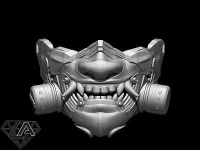 SCI-FI ONI antigas mask 3D print model