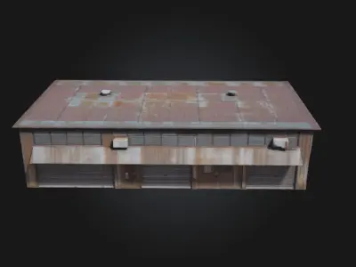 Warehouse Exterior  Industrial Realism for Urban Scenes 3D model