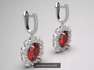 Secure and Stylish stl 3d printable jewelry Earrings Collection 3D Model Pack