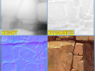 Stylized Wall Seamless Texture Texture 23