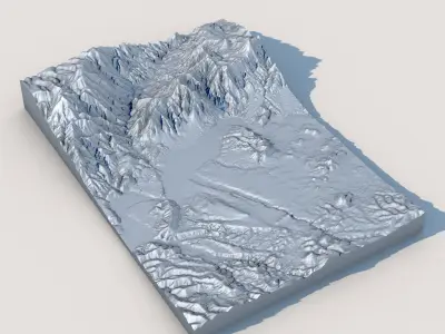 Terrain 2 3D model
