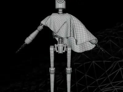 Old Robot Model - Production-Ready 3D model