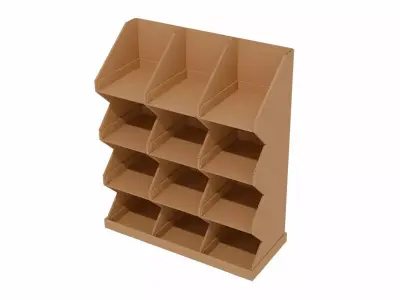 Point of Sale Cardboard Display Stand Texture
