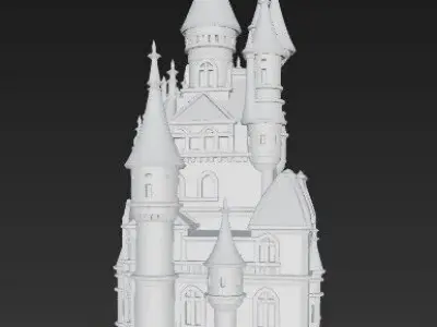 From the Bavarian Alps to Your Home Neuschwanstein Castle  3D print model