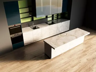 84-Kitchen12 glossy 7 3D model