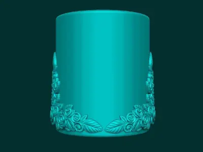 flower candle free convert any kind  3D print model