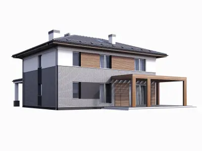 Villa 03 House Cottage Home Building 3D model
