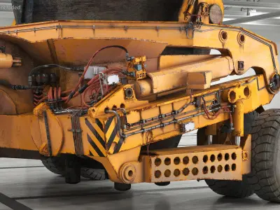  Slag Pot Carrier Used Rigged for Maya 