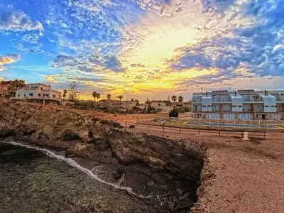 Sunset Coastal HDRI 8K Low-poly 3D model