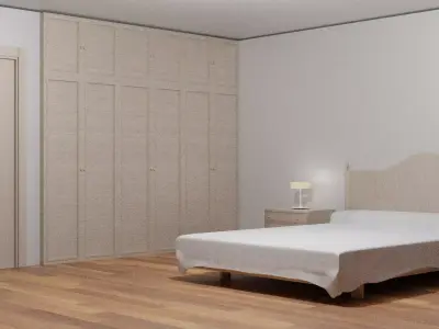 Rustic Bedroom 3D model
