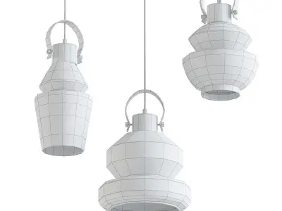 Vaddo vdoo glass pendant light 3D model