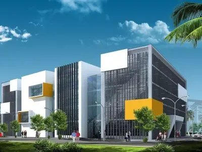 business center 3D model shop