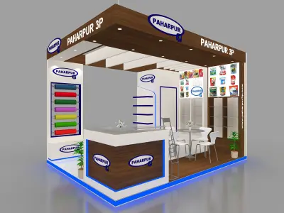 International Exhibition Stall Design 3D model