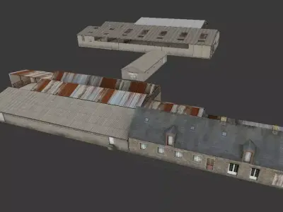 Ferme Bretonne - Breton farm 3D model
