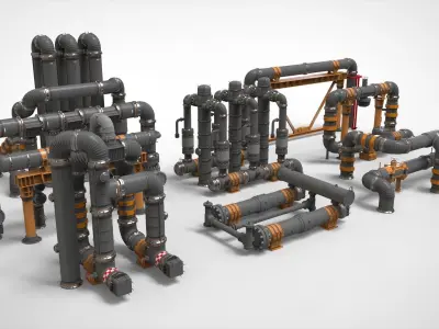 Sci Fi Modular Environment 16 3D model