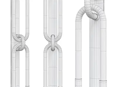 DOUBLE BRASS Low-poly 3D model