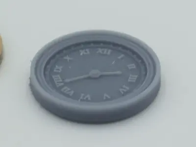 miniature Wall clock  3D print model