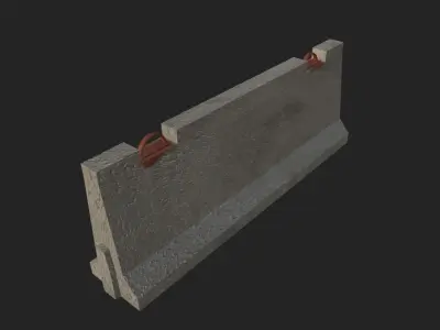 City street decoration  Low-poly 3D model