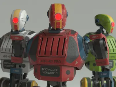 LunarBot 3D model