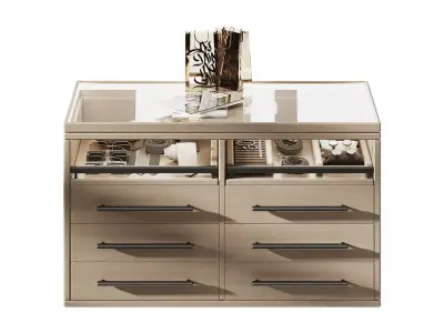 Island for a mens accessories store 3D model