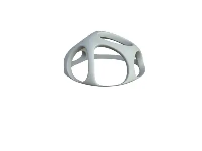 SciFi Cube Object No 48221 Low Poly Shape Low-poly 3D model