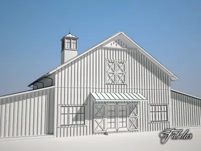 Building 06 Low-poly 3D model