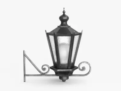 Street Light v4 Low-poly 3D model