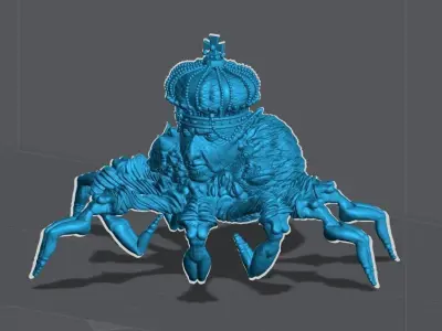 01 - Bael Statue and Collar 3D print model