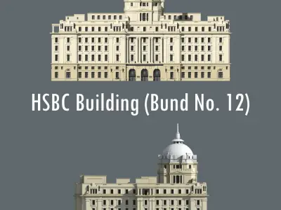 Concession Era Shanghai 3D print model