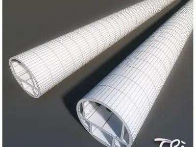 B TYPE TUNNEL SECTION 3D model