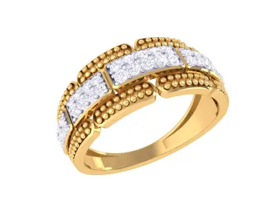  Women Ring MTL 3dm STL OBJ FBX Details 3D print model 78
