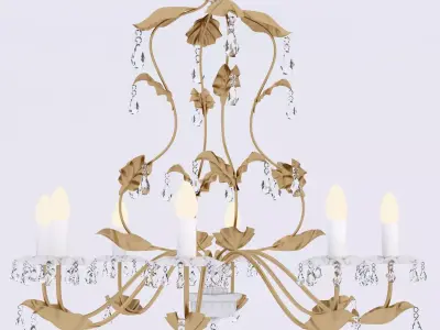 Ferroluce Lampardi 2288 chandelier 3D model