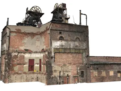 Abandoned Buildings Pack 3D model  3D model