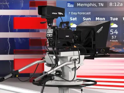  Broadcast Studio Camera Rig 